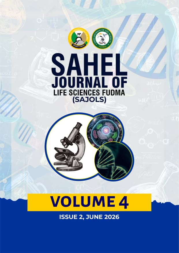 					View Vol. 4 No. 2 (2026): Sahel Journal of Life Sciences FUDMA (SAJOLS)
				