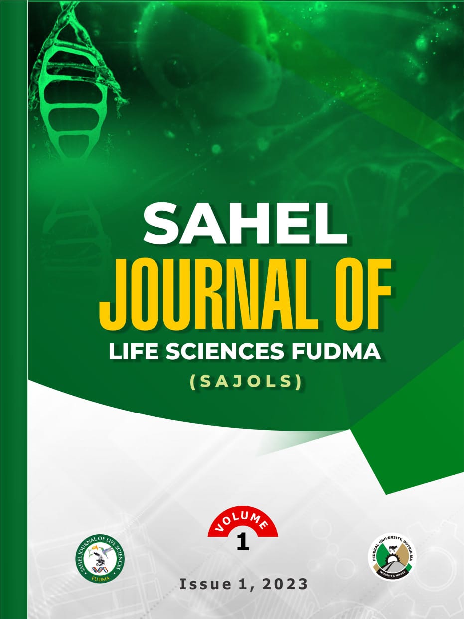 					View Vol. 1 No. 1 (2023): Sahel Journal of Life Sciences FUDMA
				